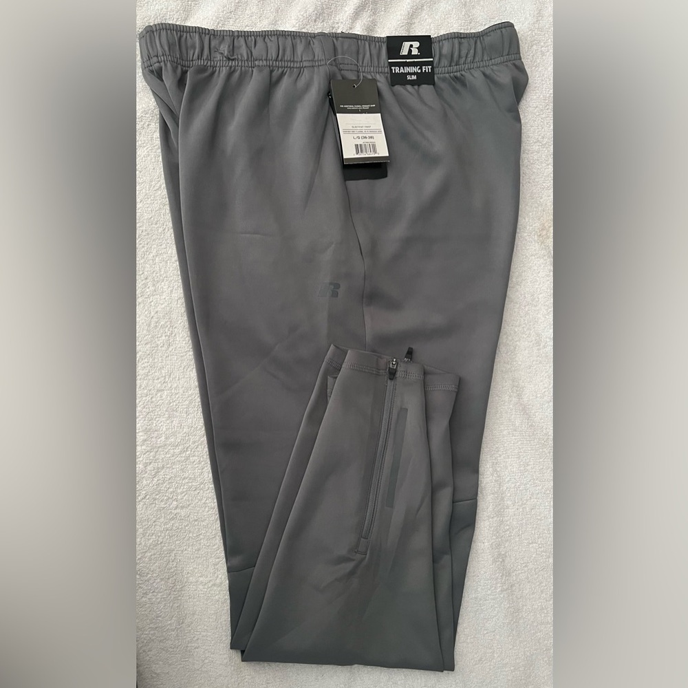Russell Large Gray Sweatpants NWT